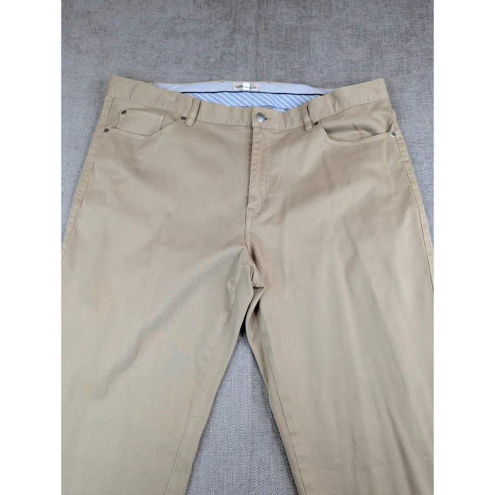 Peter Millar Pants Men 40x33 Brown Ultimate Sateen Pocket Stretch Straight Chino